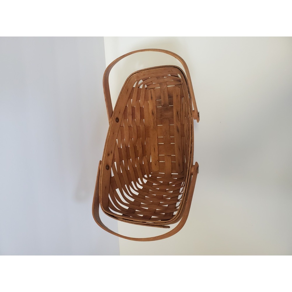 Vintage Longaberger Baskets, Protectors, and Liners Lot Handmade In 1999 & 1989 - Picture 14 of 16